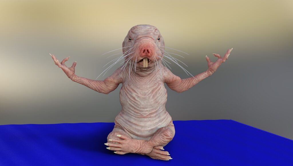 naked mole rat, mulle, yoga-7309627.jpg